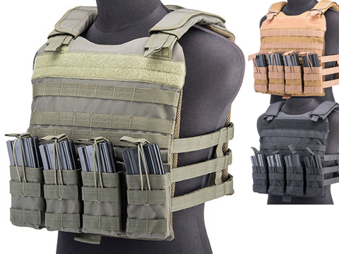 Matrix Modular Plate Carrier w/ Integrated Magazine Pouches and Skeletonized Cummerbund 