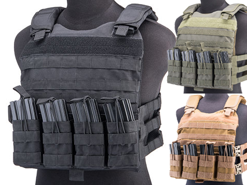 Matrix Modular Plate Carrier V2 w/ Integrated Magazine Pouches and Skeletonized Cummerbund 