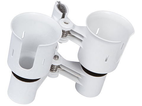 The RoboCup Portable Beverage Caddy / Cup Holder (Color: White)