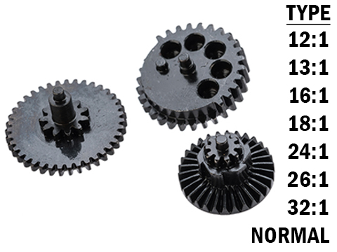 Rocket Airsoft CNC Steel Gear Set for Tokyo Marui Spec Airsoft AEG Gearboxes 