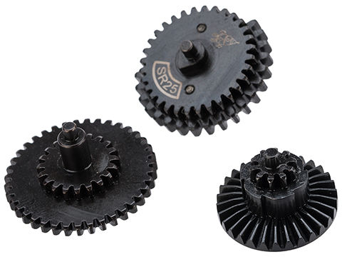 Rocket Airsoft CNC Steel Gear Set for Tokyo Marui Spec Airsoft AEG Gearboxes (Type: SR25)