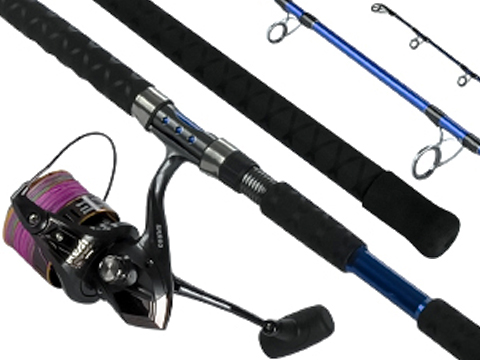 Battle Angler Infantry 8 Spinning Surf Popping Fishing Rod 