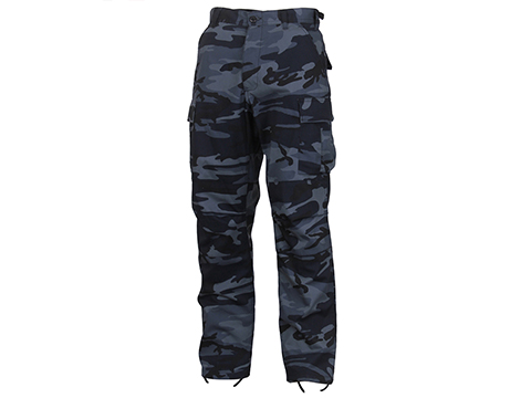 Rothco Camo Tactical BDU Pants (Color: Midnight Blue Camo / 2X-Large)