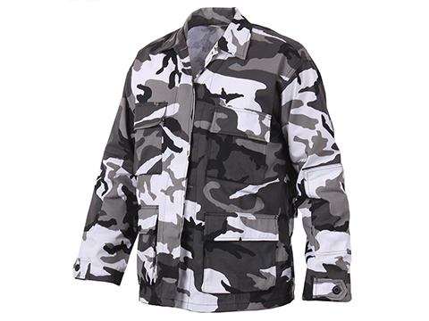 Rothco Poly Cotton Twill BDU Shirt (Color: City Camo / Small)