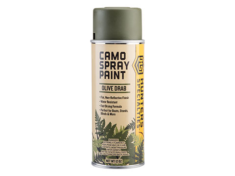 Hunters Specialties Camo Spray Paint (Color: Olive Drab / 12oz)