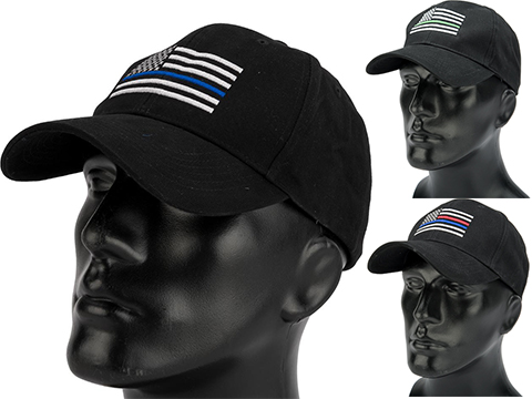 Rothco Low Profile Cap (Style: Thin Blue Line Flag)