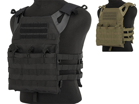 Rothco Lightweight Plate Carrier Vest (Color: Black)