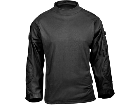 Rothco Tactical Airsoft Combat Shirt (Color: Black / Small)