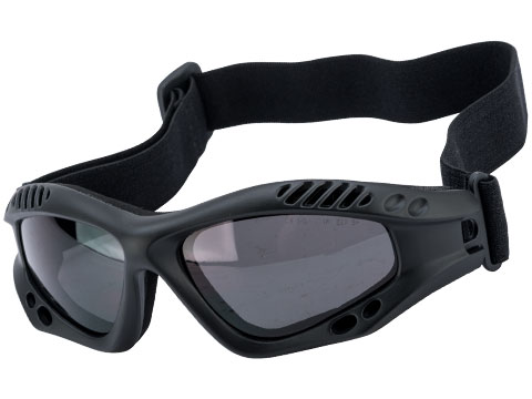 Rothco VenTec ANSI Rated Safety Goggles (Color: Black / Smoke)