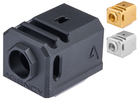 RWA Agency Arms 417 Dual Port Compensator for Elite Force GLOCK Series Gas Blowback Airsoft Pistols 