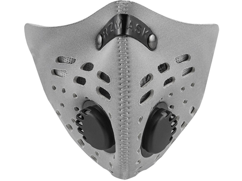 RZ Mask M1 Neoprene Reusable Dust/Pollution Masks (Color: Silver / Medium)