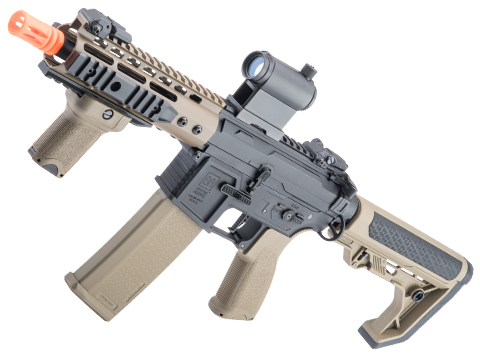 Specna Arms EDGE 2.0 Series Heavy Ops M4 Airsoft AEG Rifle (Model: 7 Keymod PDW / Half Tan)