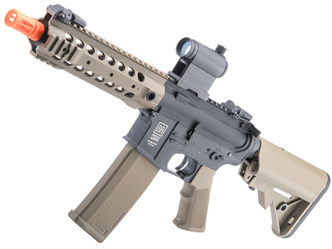 Specna Arms FLEX Series M4 Airsoft AEG Rifle with GATE X-ASR (Model: 8 URX / Half Tan)