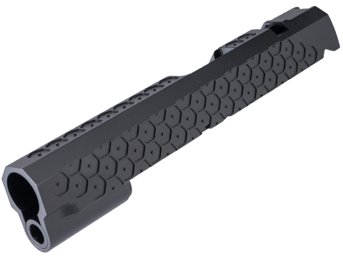 EMG Custom CNC Aluminum Slide for Tokyo Marui Hi-CAPA Gas Blowback Airsoft Pistols (Model: Hex / Black)