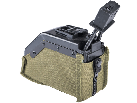 Specna Arms 2000 Round Auto-Winding Box Magazine for Airsoft M249 Series AEG (Color: Olive Drab)