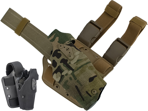 SAFARILAND 6354DO ALS Optic-Ready Tactical Holster (Model: GLOCK 17/22 with M3 Weapon Light / Multicam / Right Hand)