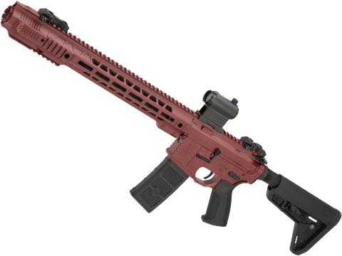 EMG Custom Cerakote SAI GRY Training Weapon M4 Airsoft AEG Rifle (Configuration: Carbine / Blood Red)