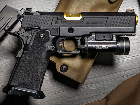EMG / Salient Arms International� RED Hi-Capa Training Weapon (Model: Aluminum Select Fire / Gas)