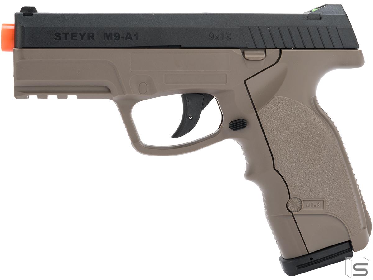 Evike.com Exclusive ASG Steyr M9A1 Non-Blowback Pistol (Color: Dark ...