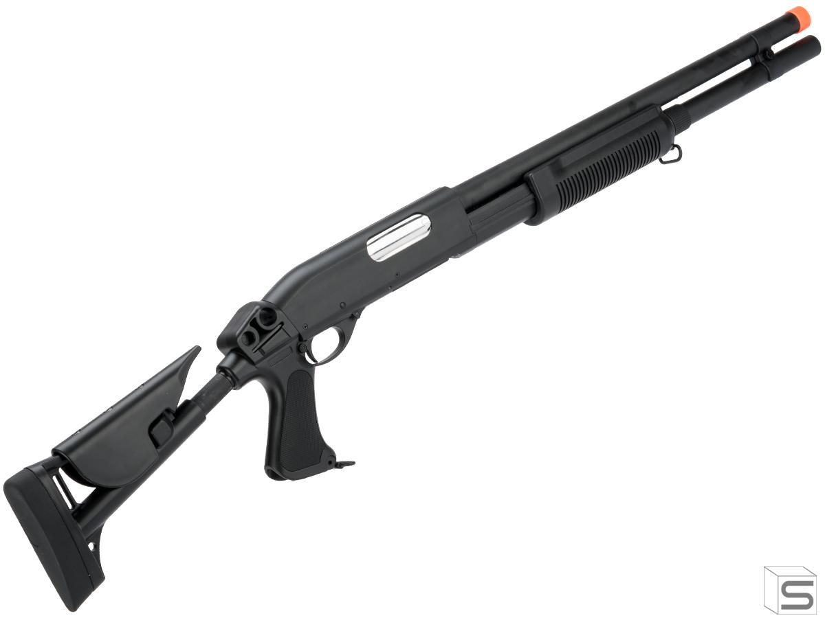 Cyma Standard M870 3 Round Burst Multi Shot Shell Loading Airsoft Shotgun Model Retractable Stock Pro Shop Salient Arms Cyma Standard M870 3 Round Burst Multi Shot Shell Loading Airsoft Shotgun Model Retractable Stock Pro Shop Salient Arms