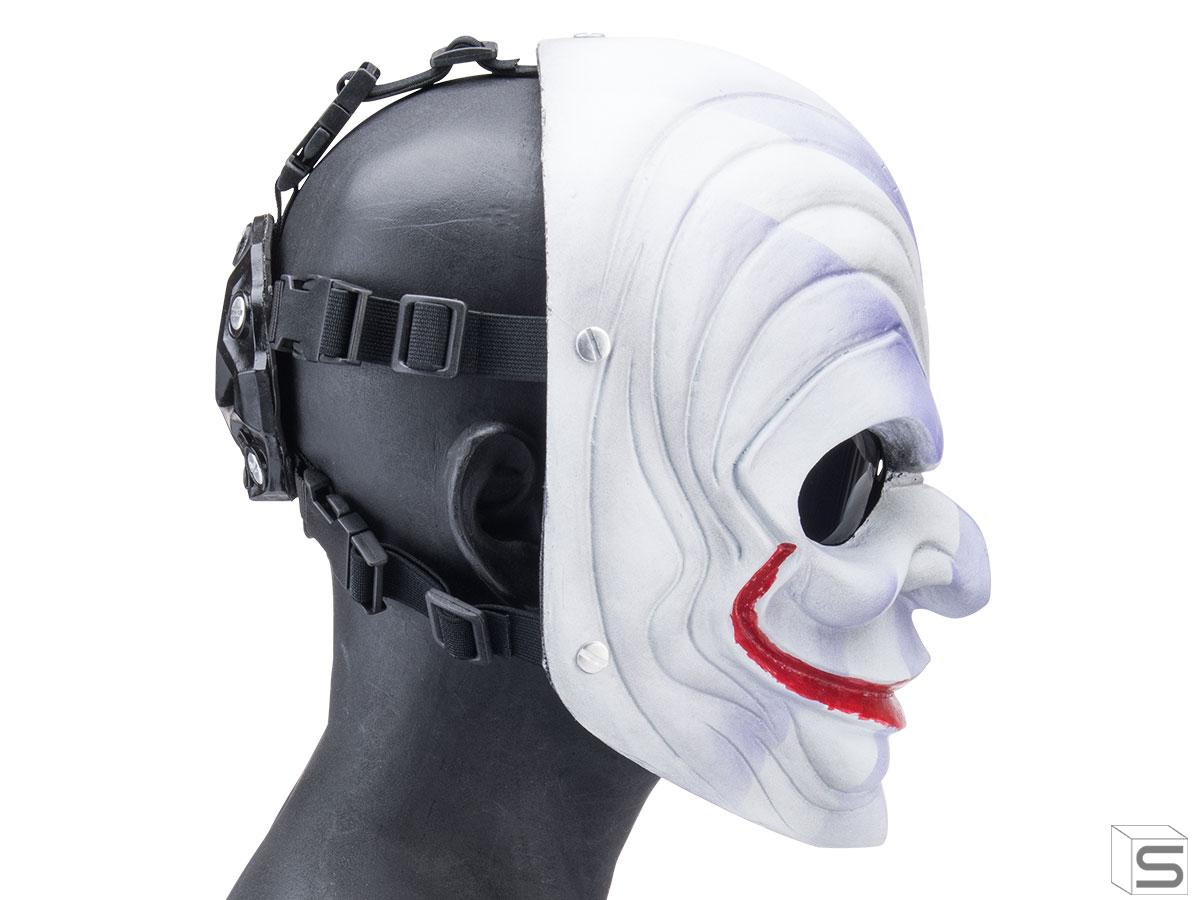 Evike R Custom Fiberglass Clown Full Face Mask Color Bozo Evike R Custom Fiberglass Clown Full Face Mask Color Bozo