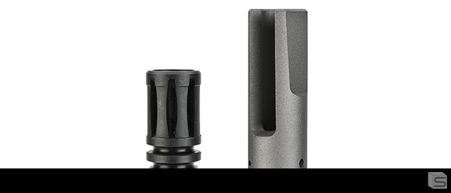 CCW A&K New Duck Bill Type Airsoft M60E4 Mk43 Replica Alloy Hider 14mm 
