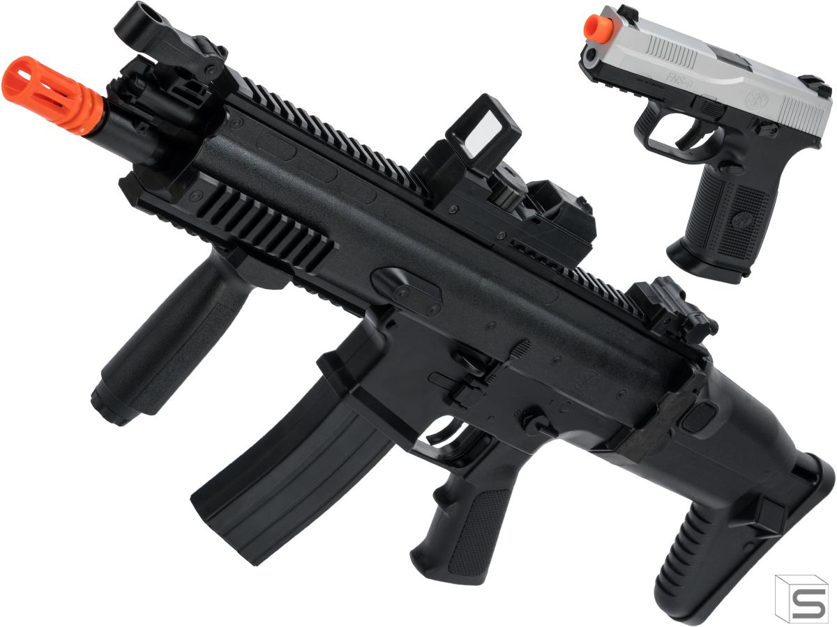 Fn Herstal Licensed Scar L Airsoft Aeg And Fns 9 Pistol Starter