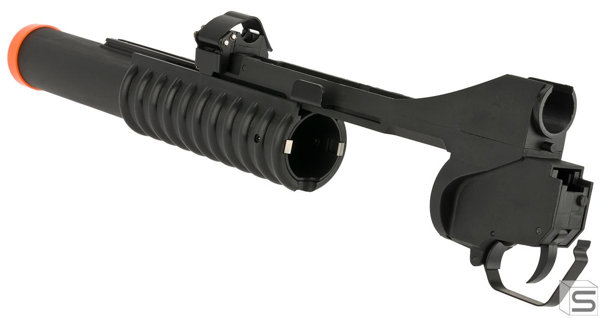 Matrix 40mm M3 Grenade Launcher For M4 M16 Series Airsoft Rifles Model Long Type Black Pro Shop Salient Arms Matrix 40mm M3 Grenade Launcher For M4 M16 Series Airsoft Rifles Model Long Type Black Pro Shop Salient Arms