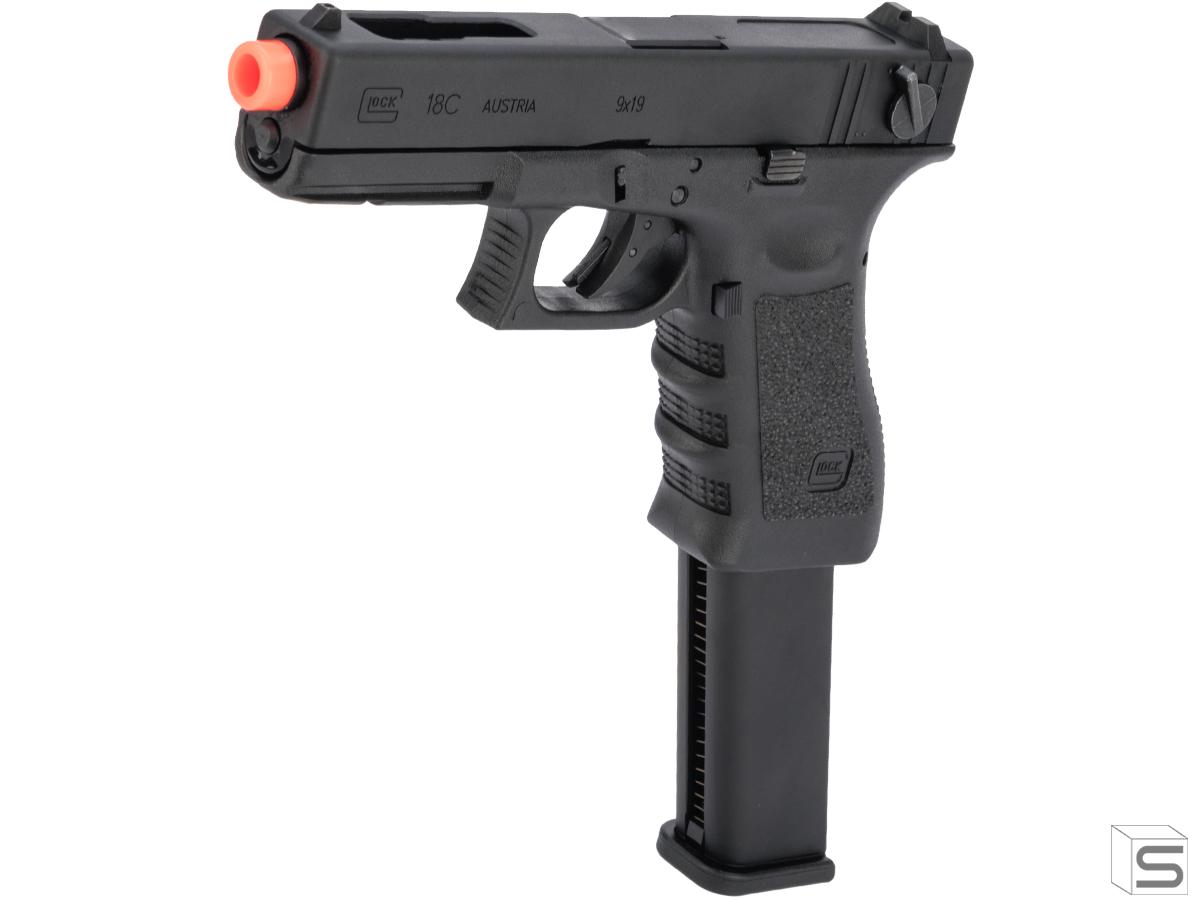 bb gun pistol with extended clip