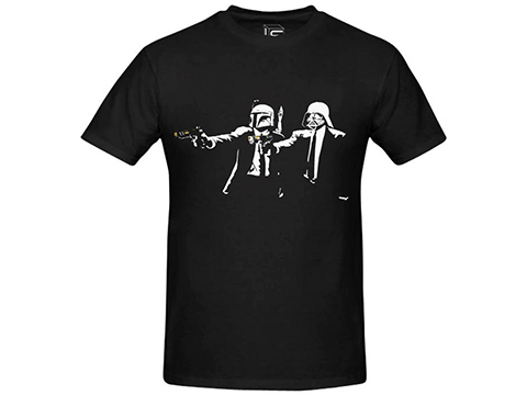 Salient Arms Pulp Fiction Screen Printed Cotton T-Shirt (Size: Womens Large)