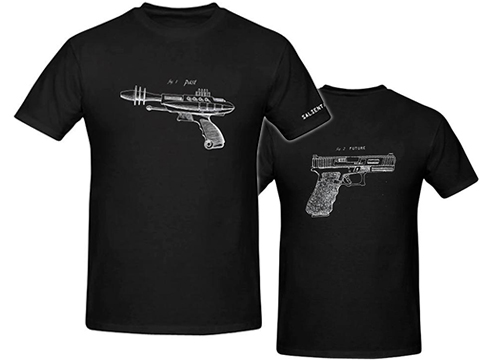 Salient Arms Raygun Screen Printed Cotton T-Shirt (Size: Womens Medium)