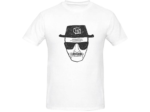 Salient Arms Heisenberg Screen Printed Cotton T-Shirt (Size: Womens Large)