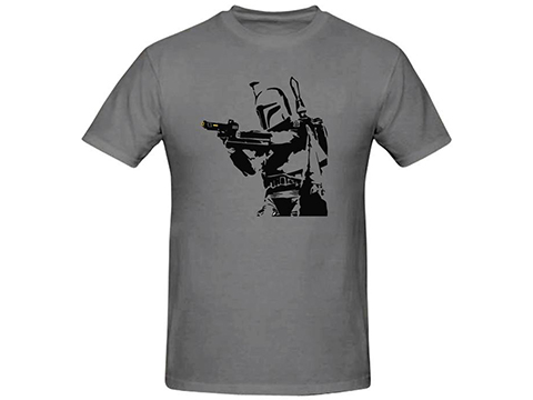 Salient Arms Bobba Fett Screen Printed Cotton T-Shirt (Size: Womens Large)