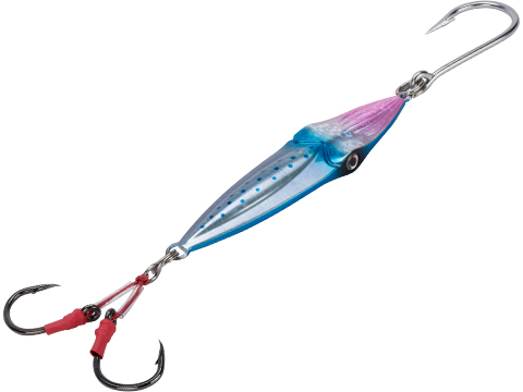 Savage Gear Flutter Sinking Magnum Squish Jig (Color: Pink-Blue / 280g / 5.25)
