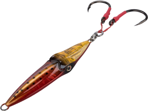 Savage Gear Deep Drop Erratic Squish Jig (Style: Gold Red / 8/0 Hook 130g)