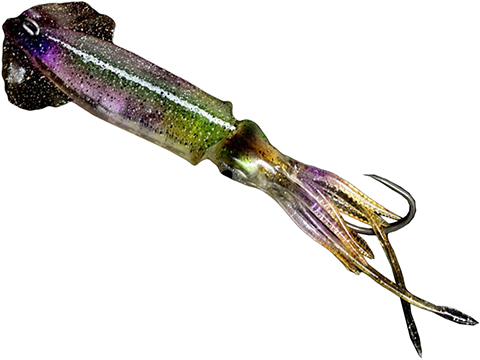 Savage Gear Savage Salt TPE 3D Swim Squid (Color: Horny Green Eye / 124g / 1pc)