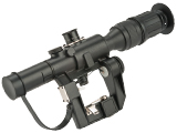 Matrix Illuminated PSO-1 Type Scope for Dragonov SVD Sniper Rifle Series (Color: Black / 4x24)