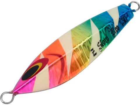 Sea Falcon Z Slow Neo Holographic Deep Sea Fishing Jig (Model: Lightning Glowing Rainbow / 150g)