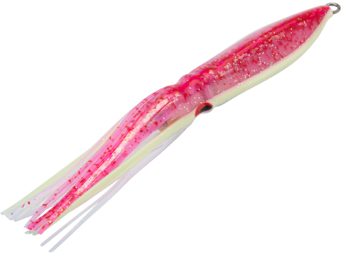 Sea Falcon Slow Squid Deep Sea Fishing Jig (Model: 120g Pink Black w/ Glow Stripe)