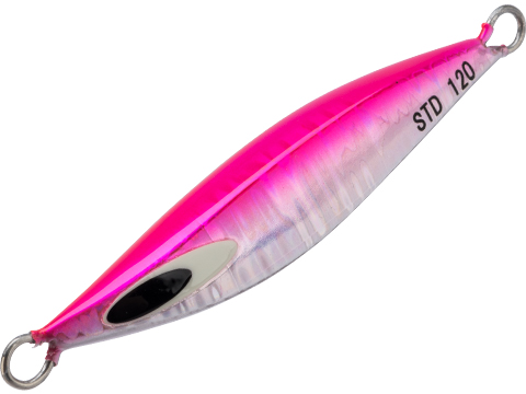 Sea Falcon Pesce Holographic Deep Sea Fishing Jig (Model: Pink Silver / 120g)