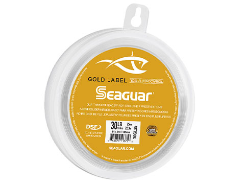 Seaguar Gold Label 100% Fluorocarbon Leader Material (Model: 25yd / 80lb)