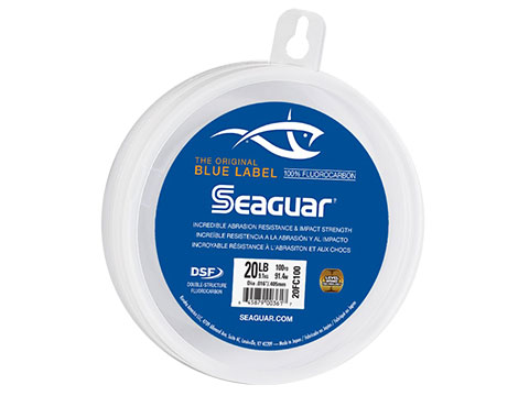 Seaguar Blue Label Fluorocarbon Leader Material (Model: 50lb / 50yd)