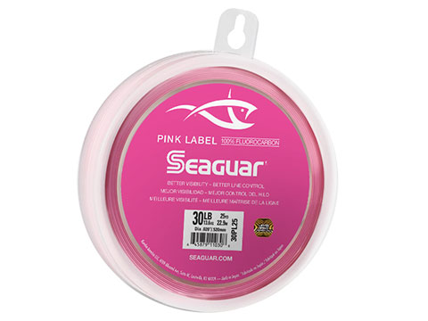 Seaguar Pink Label 100% Fluorocarbon Leader Material 