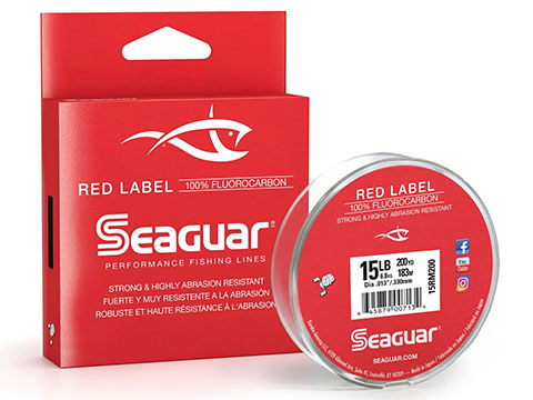 Seaguar Red Label 100% Fluorocarbon Main Line (Test: 15lb / 200yd)