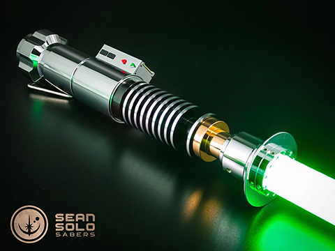 Sean Solo Sabers Elite Series Replica Laser Sword (Model: ROTJ Luke / 32 Blade / SN-Pixel v4 Neopixel)