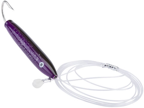 Sea Striker Cedar Plug Fishing Lure (Style: Purple / 4 Rigged)