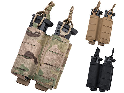 Sentry Staggered Column Double Pistol Magazine Pouch (Color: Multicam)