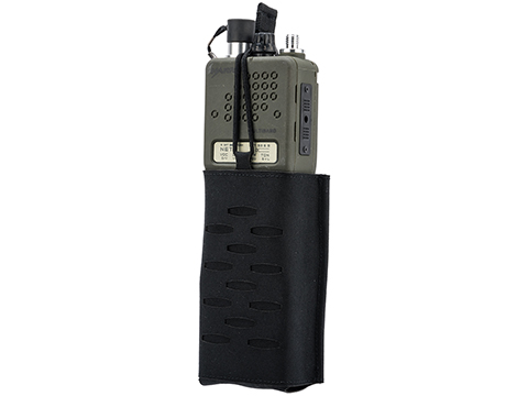 Sentry Staggered Column Radio Pouch (Color: Black)