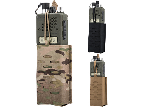Sentry Staggered Column Radio Pouch (Color: Coyote Brown)