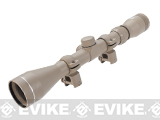 NcSTAR 3-9X40 P4 Sniper Full Size Scope - Tan